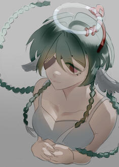 bust up color sketch